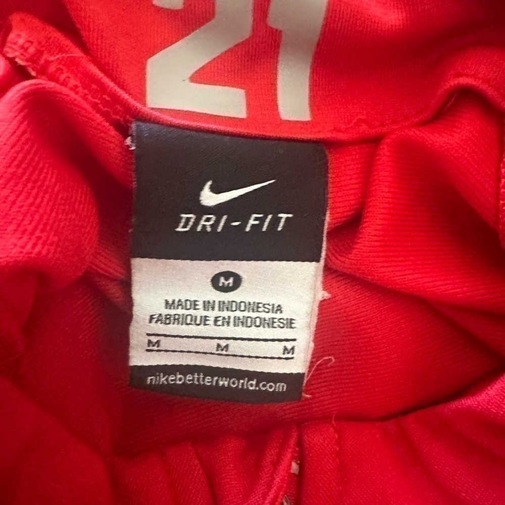 New Mexico Lobos red Nike men’s full zip dri fit red size medium M jacket - Picture 2 of 6